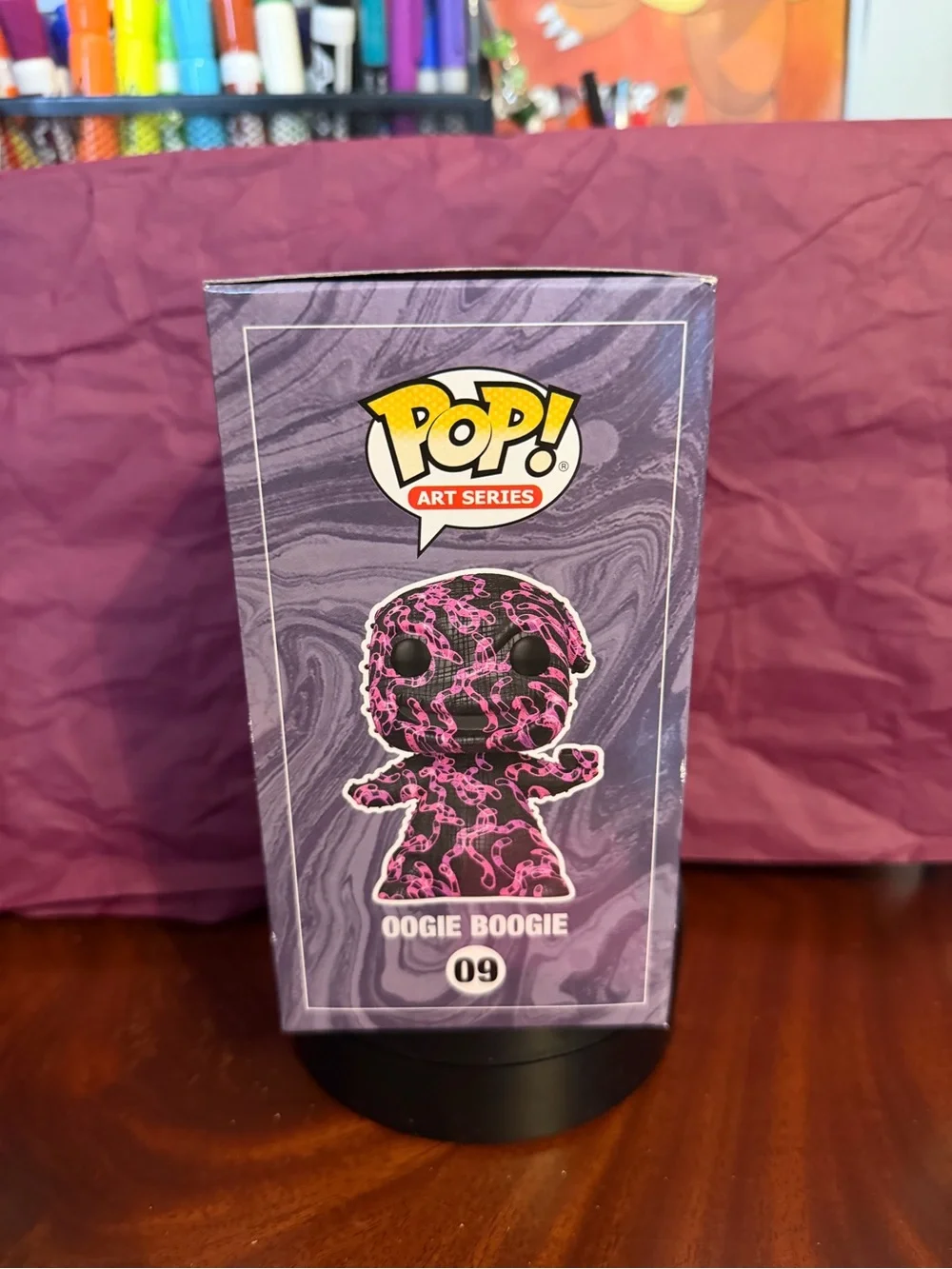 Funko Oogie Boogie Art Series Vinyl Figure - Black & Pink